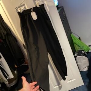 Women’s large all black baggy sweatpants by commense